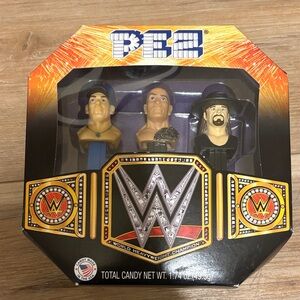 WWE PEZ Dispenser Trio Set